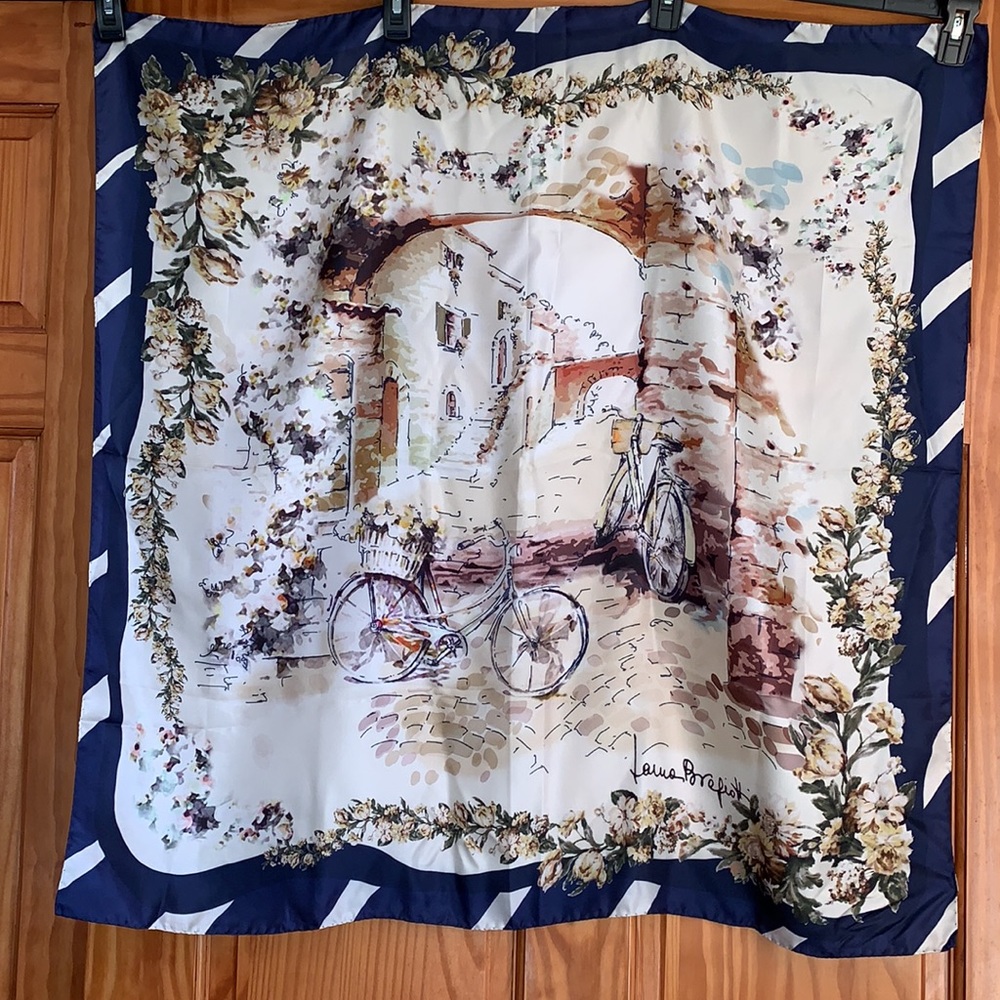 Laura Biagiotti Women’s Silk Scarf Bicycle